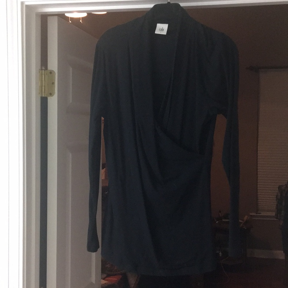 Long sleeve wrap top CABI